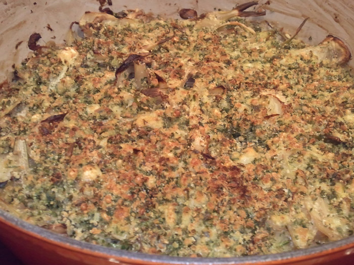 Fenchelgratin mit Champignons | Little Green Planet