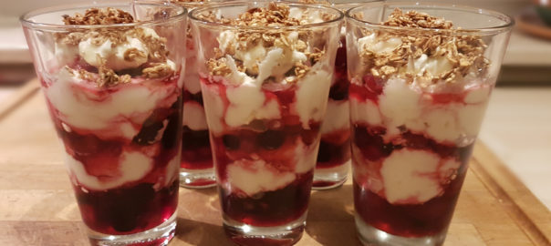 Cranachan ein schottisches Dessert